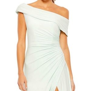 Mac Duggal Midi Dress (mint)